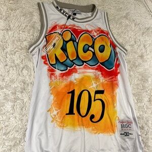 Rico Paid In Full Men's Basketball Jersey, Size S